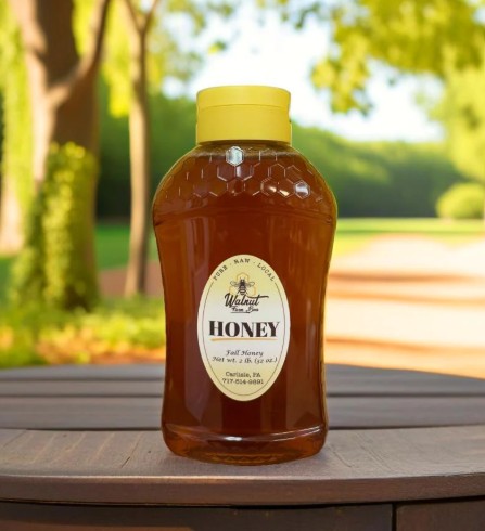 Pure, Raw, Pennsylvania Early Fall Honey (Goldenrod and Knotweed) - 2 lb Plastic