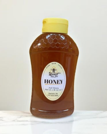 Pure, Raw, Pennsylvania Early Fall Honey (Goldenrod and Knotweed) - 1 lb Plastic