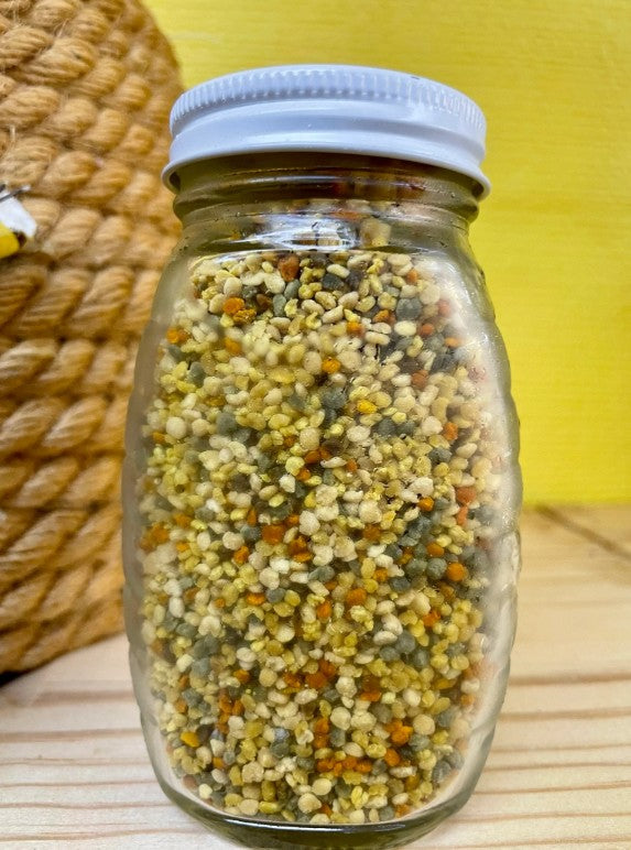 Pure, Fresh, Frozen Honeybee Pollen (colors will vary)